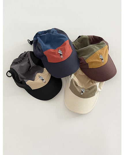 American Style Retro Fashion Brand Contrast Color Fast-drying Five-piece Hat