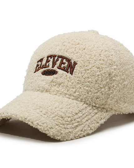 Winter Lambskin Thickened Warm Baseball Cap