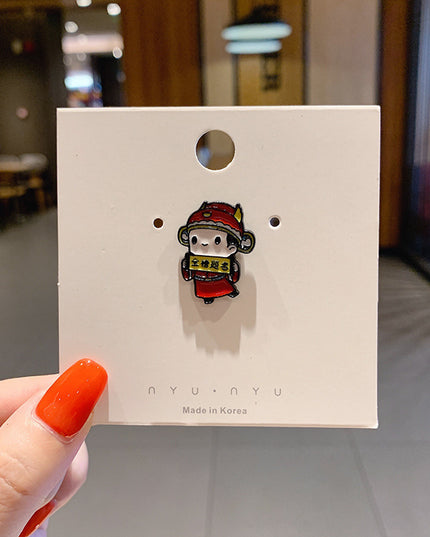 All-matching Accessories Cartoon Safety Pin Neckline Decorative Pin