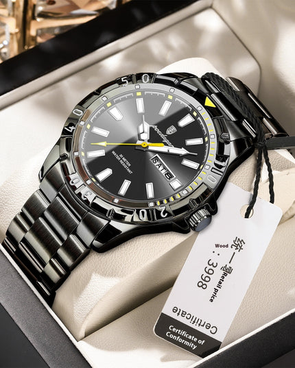Swiss Brand Waterproof Fashion New Men's Super Strong Luminous Watch