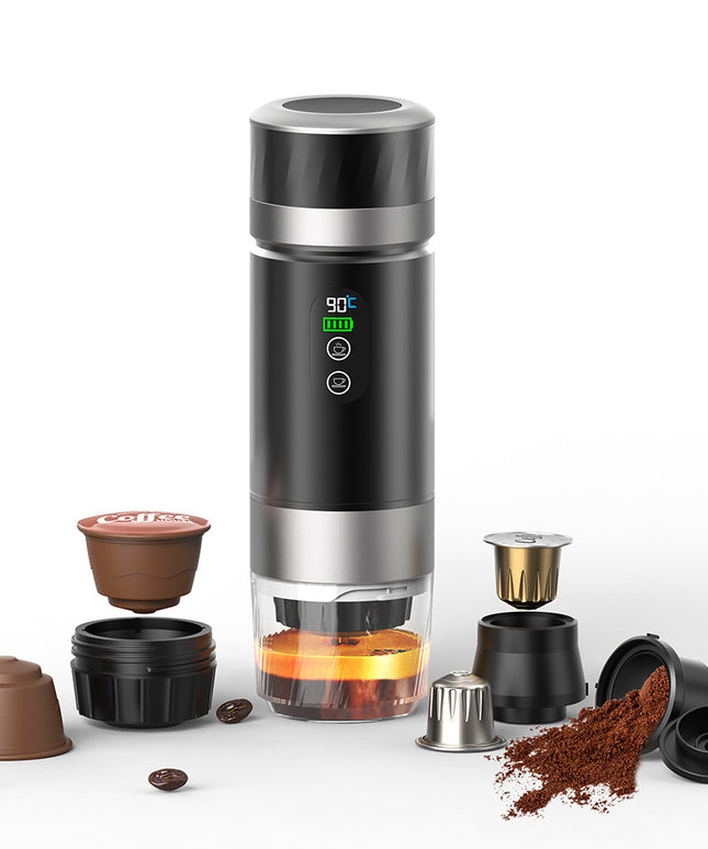 Portable Household Small American Pressure Heating Coffee Machine