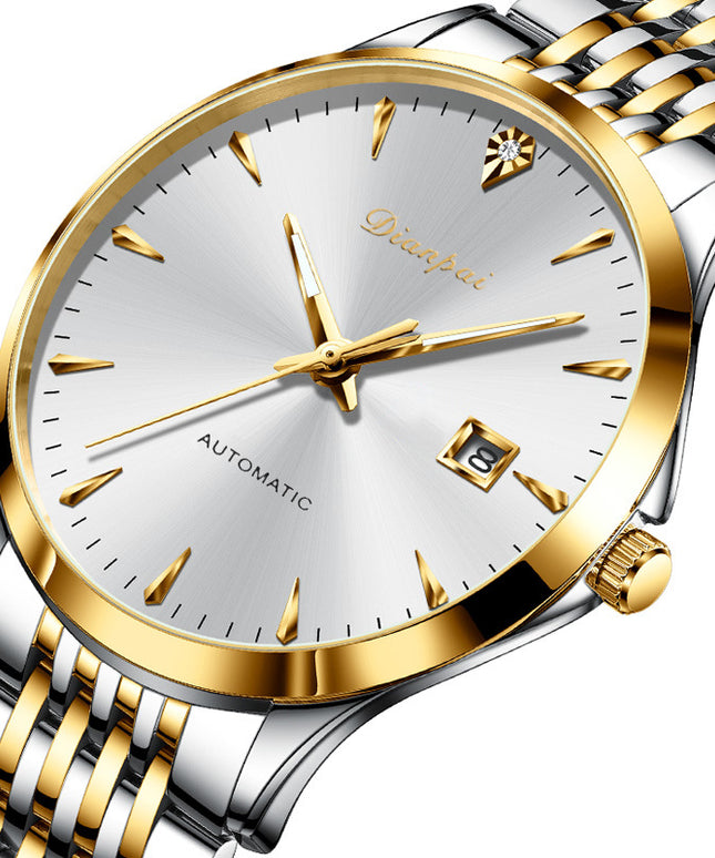 Men's Simple Dial Automatic Mechanical Watch