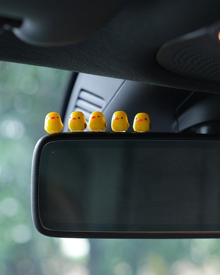 Car Mini Cute Yellow Duck Center Console Ornament