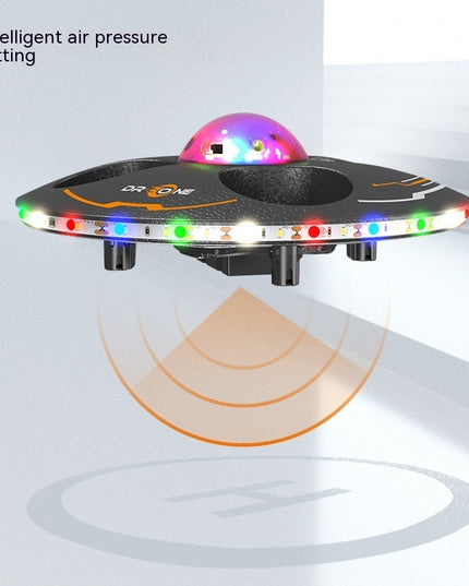 Remote Control Flying Saucer Drop-resistant Luminous Children UAV Toy