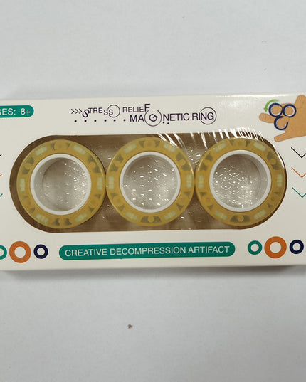 Camouflage Moonlight Magnetic Fingertip Spinning Top Decompression Toy Set