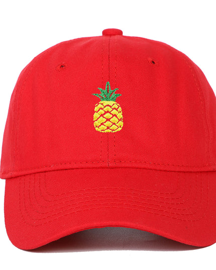 Pineapple Embroidered Baseball Cap Tide Travel Leisure
