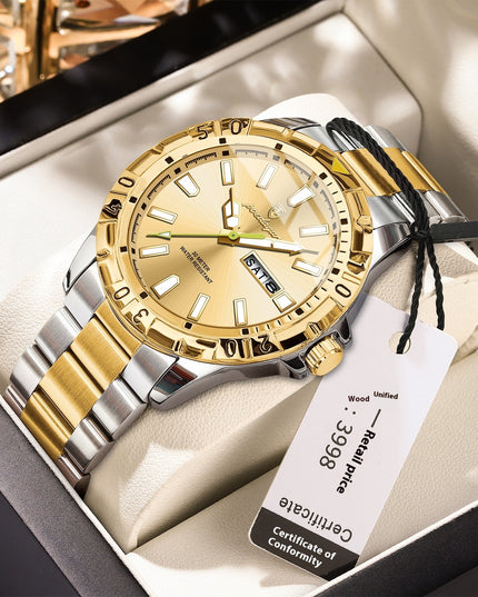 Swiss Brand Waterproof Fashion New Men's Super Strong Luminous Watch