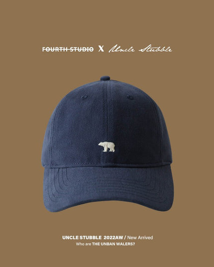 Cotton Wide Brim Face-looking A Little Retro Peaked Cap