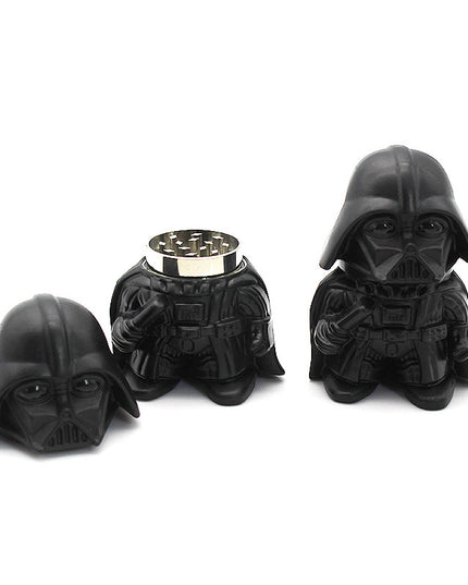 Newest Star Wars Black Warrior Darth Vader Stormtrooper toy Metal Zinc Alloy Herb Weed Grinder  Spice Crusher Accessories
