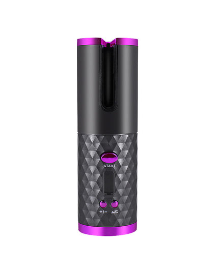 Rechargeable Automatic Hair Curler Women Portable Hair Curling Iron LCD Display Ceramic Curly Rotating Curling Wave Styer