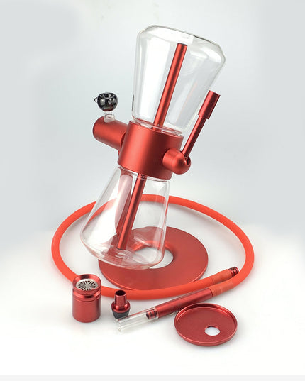 Hourglass Type Rotary Gravity Hookah
