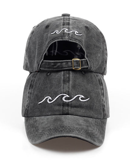 Wavy Embroidery Baseball Hat