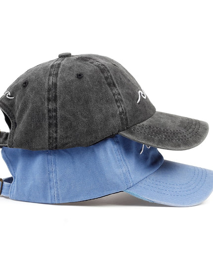 Wavy Embroidery Baseball Hat