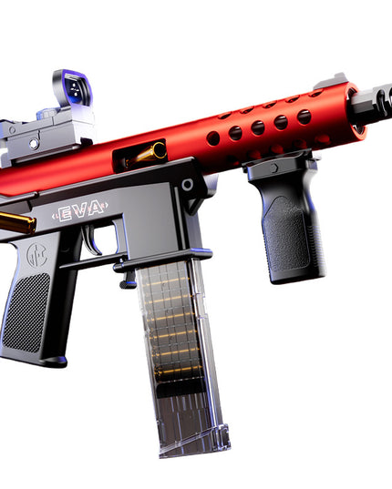 TEC-9 Soft Bullet Gun Manual Shell Throwing Submachine Gun Model