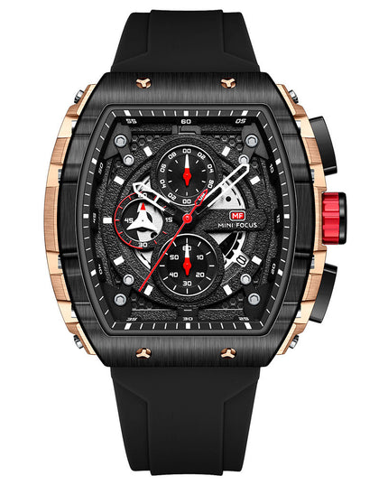Outdoor Style Tonneau Men's Watch