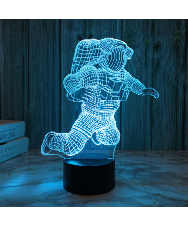 Astronaut 3D small night light USB port plug in bedside