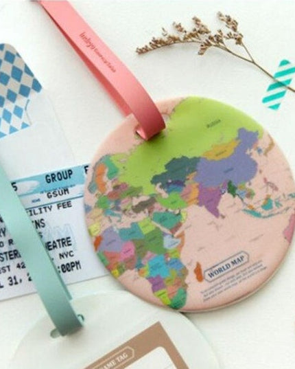 Luggage tag suitcase strap travel label boarding pass suitcase packing with cartoon tag tag shipping card