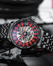 Black Steel Strap / With box and regulator