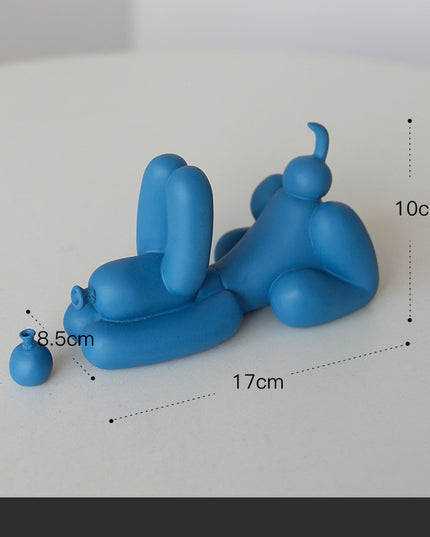 Wave Spectrum Balloon Dog Ornament Decoration