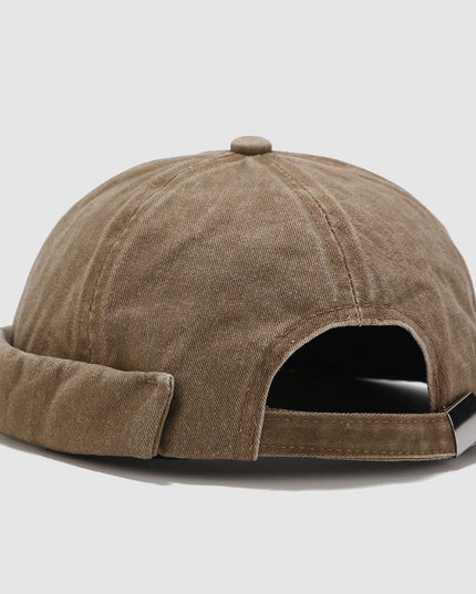 Outdoor Wild Retro Washed Melon Leather Hat