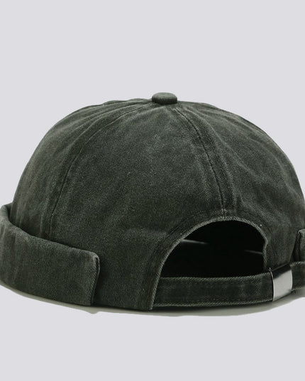 Outdoor Wild Retro Washed Melon Leather Hat