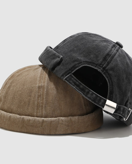 Outdoor Wild Retro Washed Melon Leather Hat