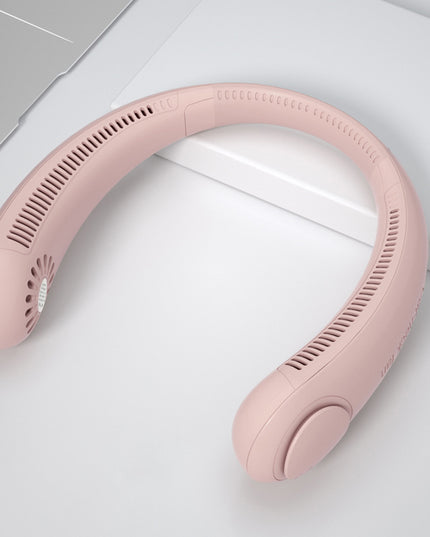 Leafless Hanging Neck Fan Usb Charging Lazy Silent  Fan