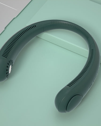 Leafless Hanging Neck Fan Usb Charging Lazy Silent  Fan