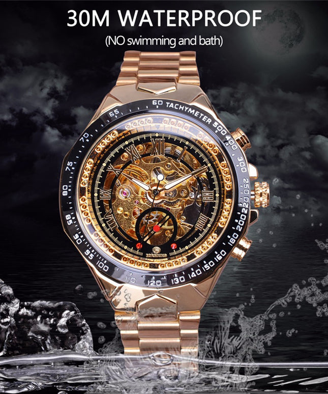 Luminous Pointer Waterproof Manual Mechanical Watch