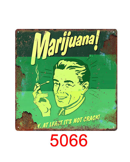 Retro Tin Painting Bar Home Ktv Mural Wall Hanging Metal Tin Sign Creative Custom Tin Painting