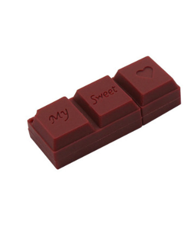 Cartoon PVC Chocolate USB Flash Drive Simulation Dove Chocolate Couple Gift USB Flash Drive