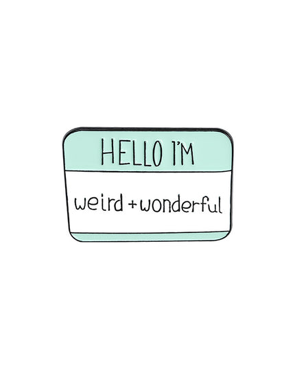 Funny Dialog Enamel Pins Humor Label Cute Brooch Clothes Lapel Pins Cartoon Accessories