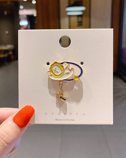 All-matching Accessories Cartoon Safety Pin Neckline Decorative Pin