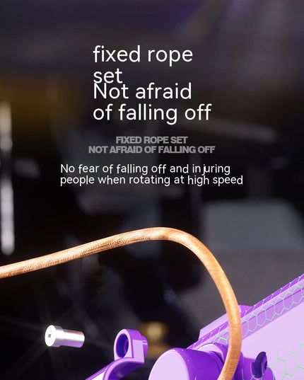 Gun Rope Launcher With Light Rope Radish Gun