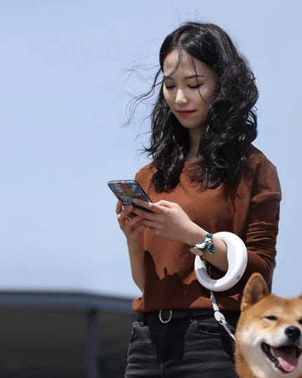 Cute Dog Automatic Retractable Dog Hand Holding Rope Dog Leash
