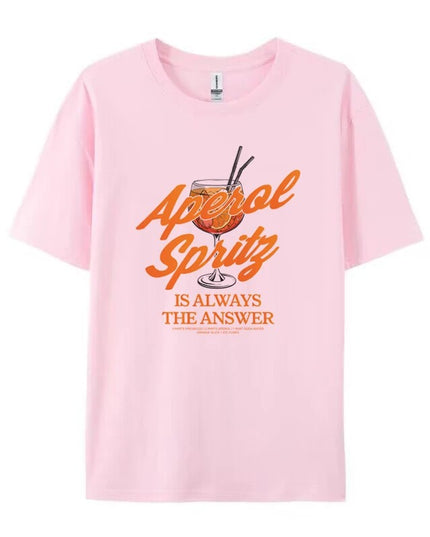 Printed Summer Cocktail Men's And Women's Tops
