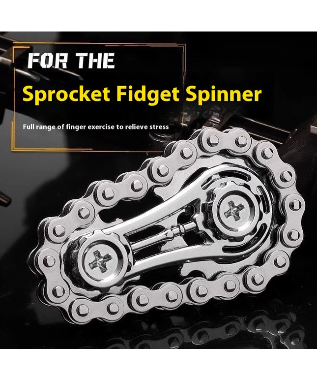Big And Small Gear Chain Fingertip Gyro Decompression Toy