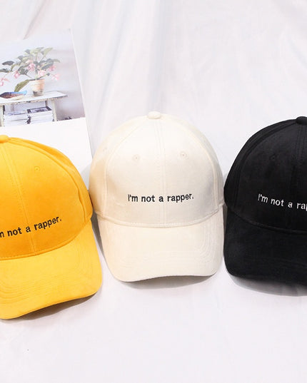 Korean Letter BaseballCap Autumn And Winter Goose Down WarmCap Female Casual Wild Outdoor Sun Hat