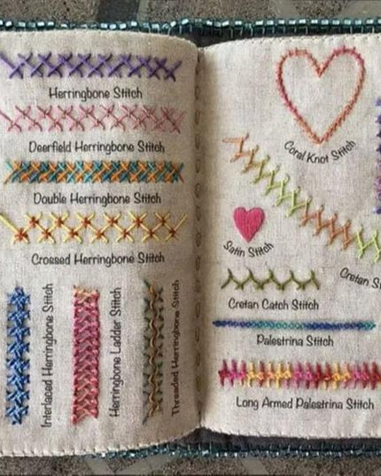 Linen Book DIY Embroidery