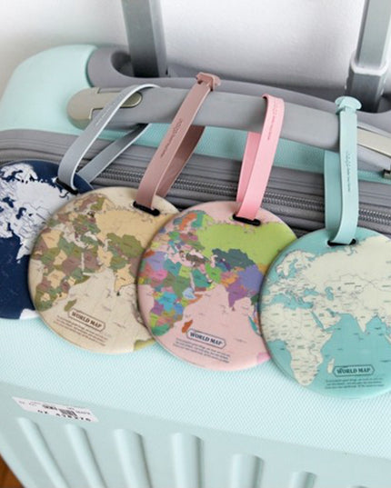 Luggage tag suitcase strap travel label boarding pass suitcase packing with cartoon tag tag shipping card