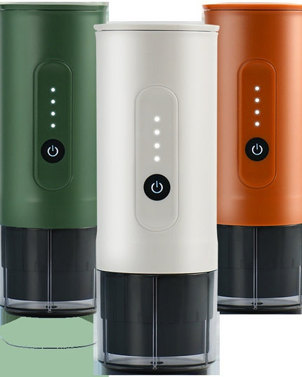 Portable Outdoor Coffee Machine Handheld Electric Ground Coffee Capsule Travel Car Charger