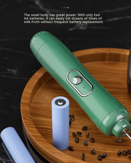 Milk Frother Egg Beater Coffee Frother Household Electric Milk Stirring Battery Handheld Blender
