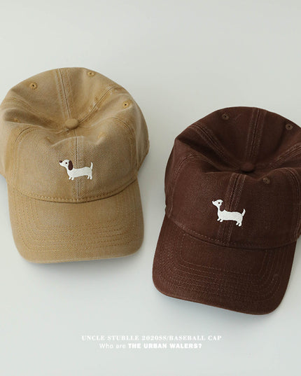 Dachshund Embroidered Baseball Cap For Women Versatile And Easy To Style