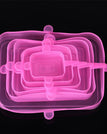 Square pink 6pcs