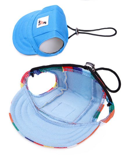 Pet dog baseball hat