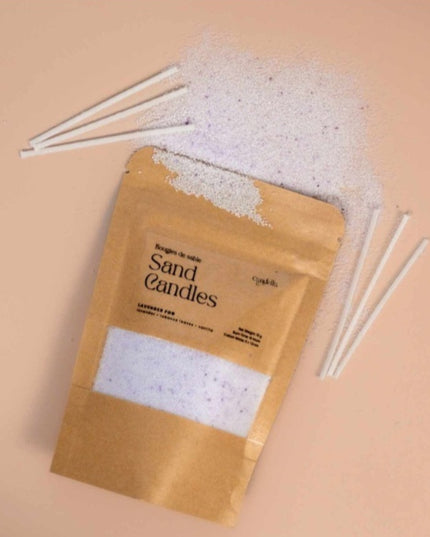 DIY Sand Painting Aromatherapy Candles