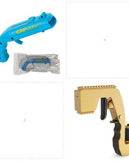 Can Openers Spring Catapult Launcher Gun Shape Bar Tool Drink Opening Shooter Beer Bottle Opener Creative