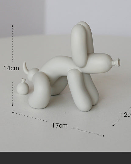 Wave Spectrum Balloon Dog Ornament Decoration
