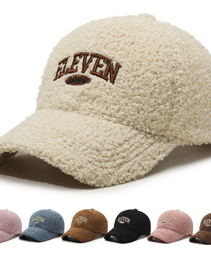 Winter Lambskin Thickened Warm Baseball Cap