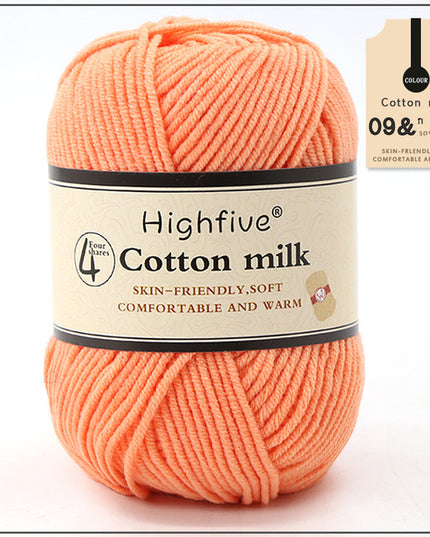 Milk Cotton Wool For Knitting Baby Crochet Yarn Wea